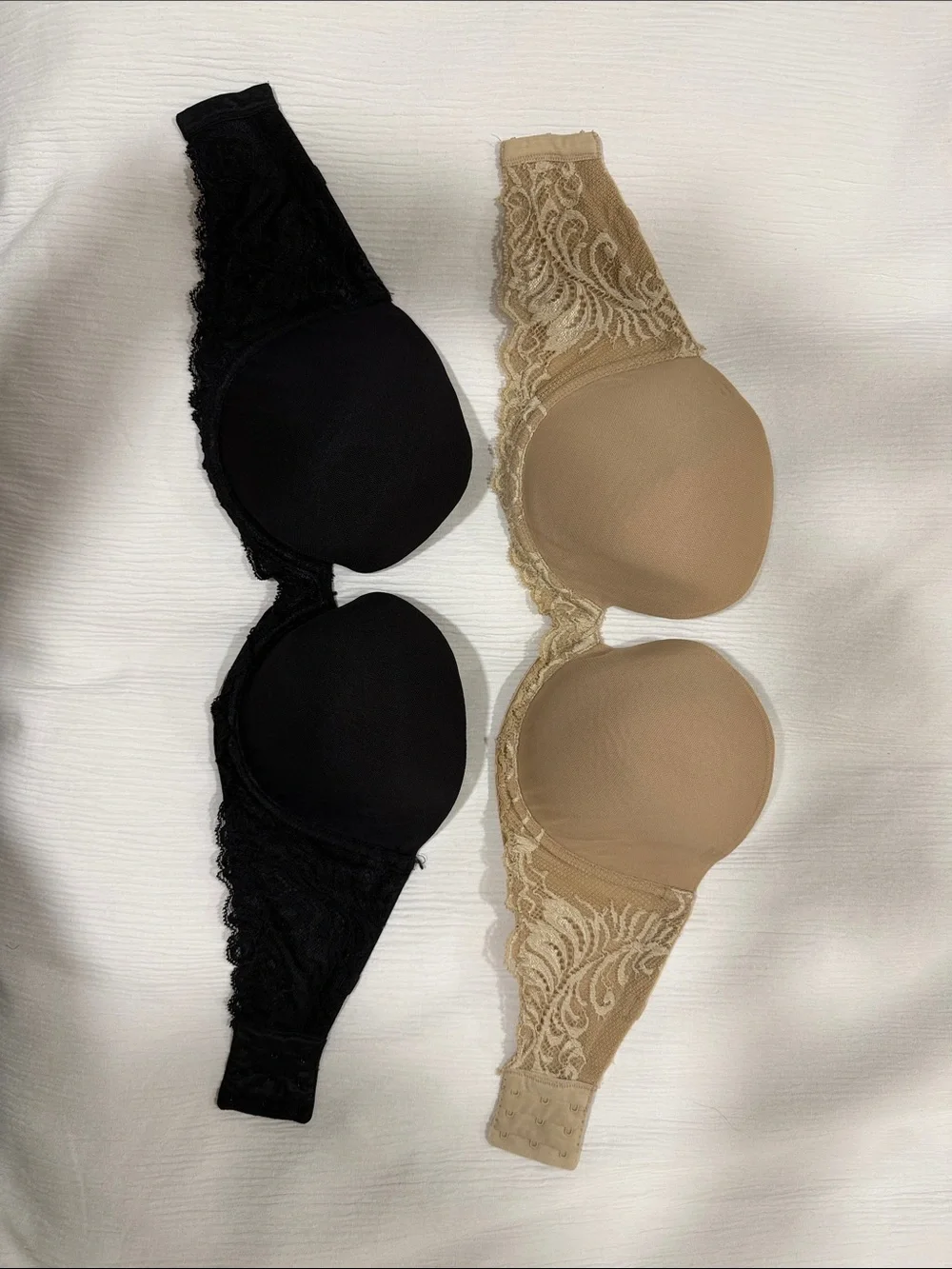 Natori Everyday Lace Contour Bra - Black & Nude